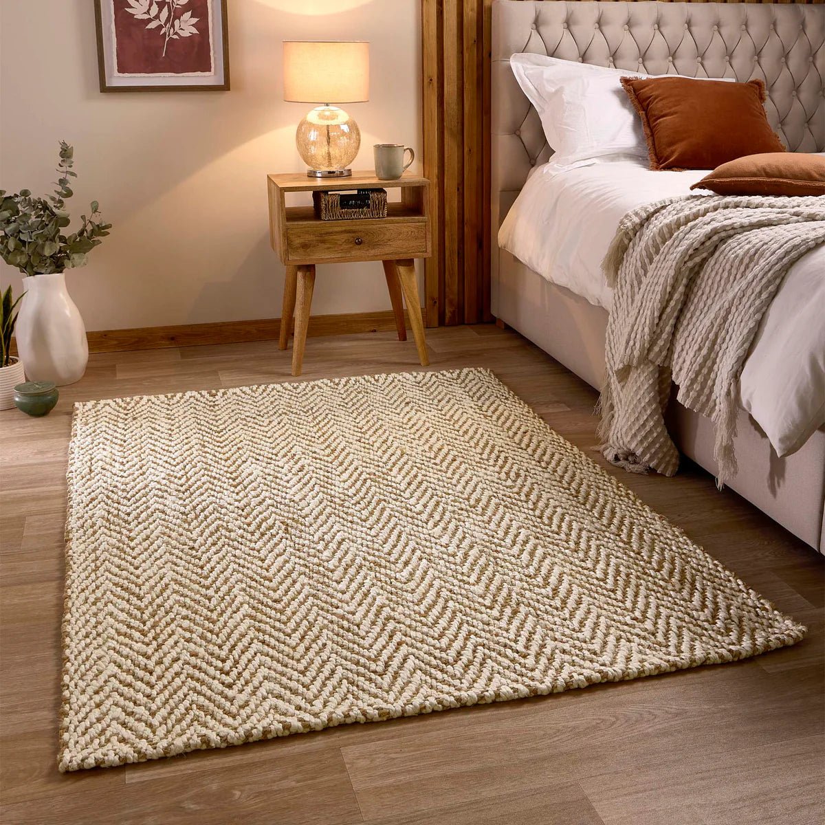 Origins Jute Herringbone Rug - Angela Reed - 
