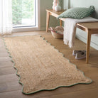Origins Jute Scalloped Edge Rug, Green - Angela Reed - 