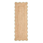 Origins Jute Scalloped Edge Rug, Green - Angela Reed - 