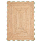 Origins Jute Scalloped Edge Rug, Green - Angela Reed - 