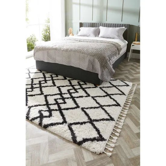 Origins Morocco Ivory/Charcoal Rug 120 x 170cm,160 x 230cm,80 x 150cm