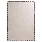 Origins Scalloped Elsie Rug, Natural/Brown 120 x 170cm,160 x 230cm,200 x 300cm