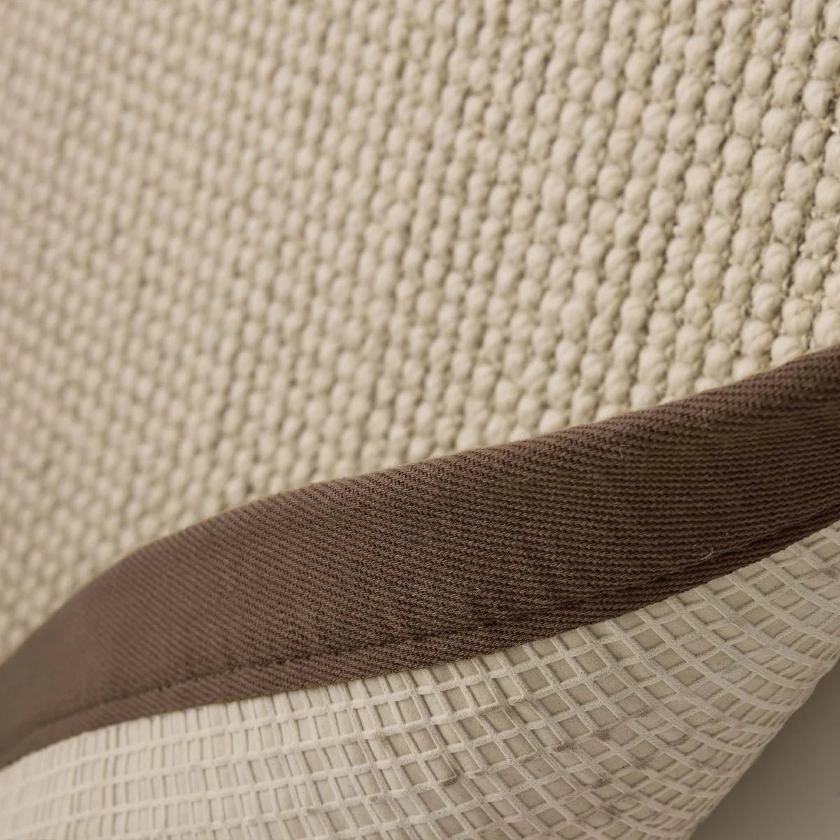 Origins Sisal Boucle Rug with Mocha Border 120 x 170cm,160 x 230cm,80 x 150cm,67 x 200cm runner