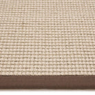 Origins Sisal Boucle Rug with Mocha Border 120 x 170cm,160 x 230cm,80 x 150cm,67 x 200cm runner