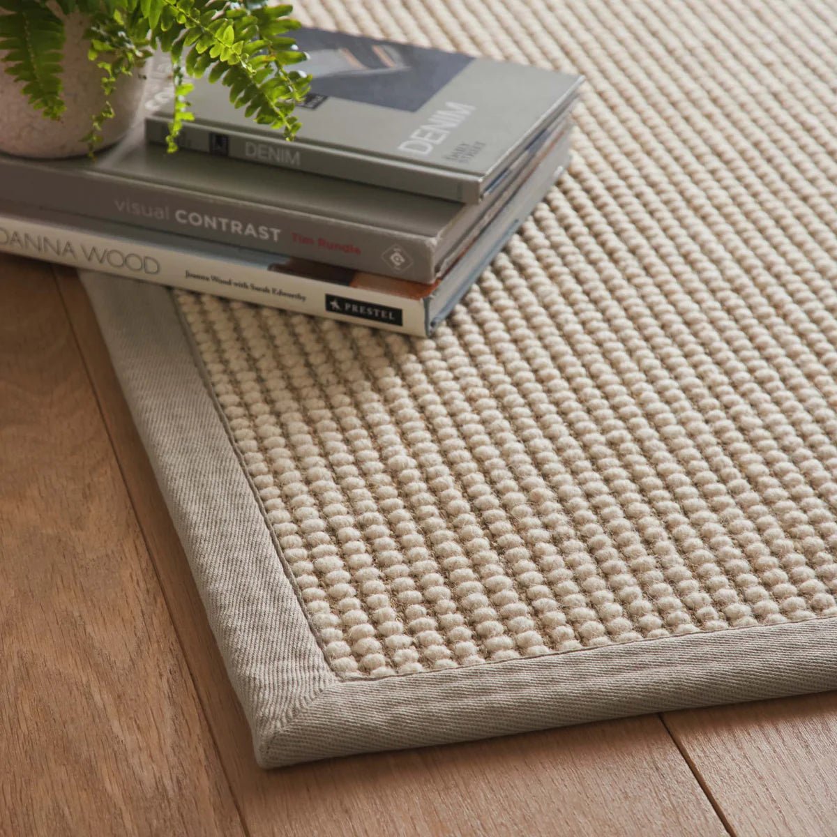 Origins Sisal Boucle Rug with Soft Grey Border 120 x 170cm,160 x 230cm,80 x 150cm,67 x 200cm runner