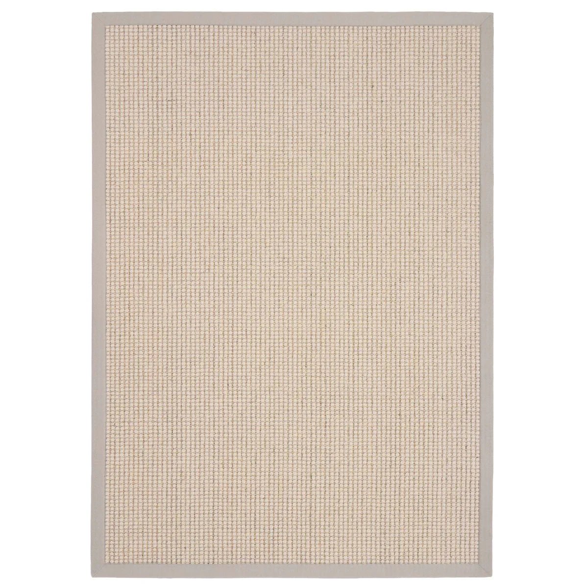 Origins Sisal Boucle Rug with Soft Grey Border 120 x 170cm,160 x 230cm,80 x 150cm,67 x 200cm runner