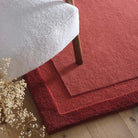 Origins Stacked Border, Wine Red 120 x 170cm,160 x 230cm,200 x 290cm