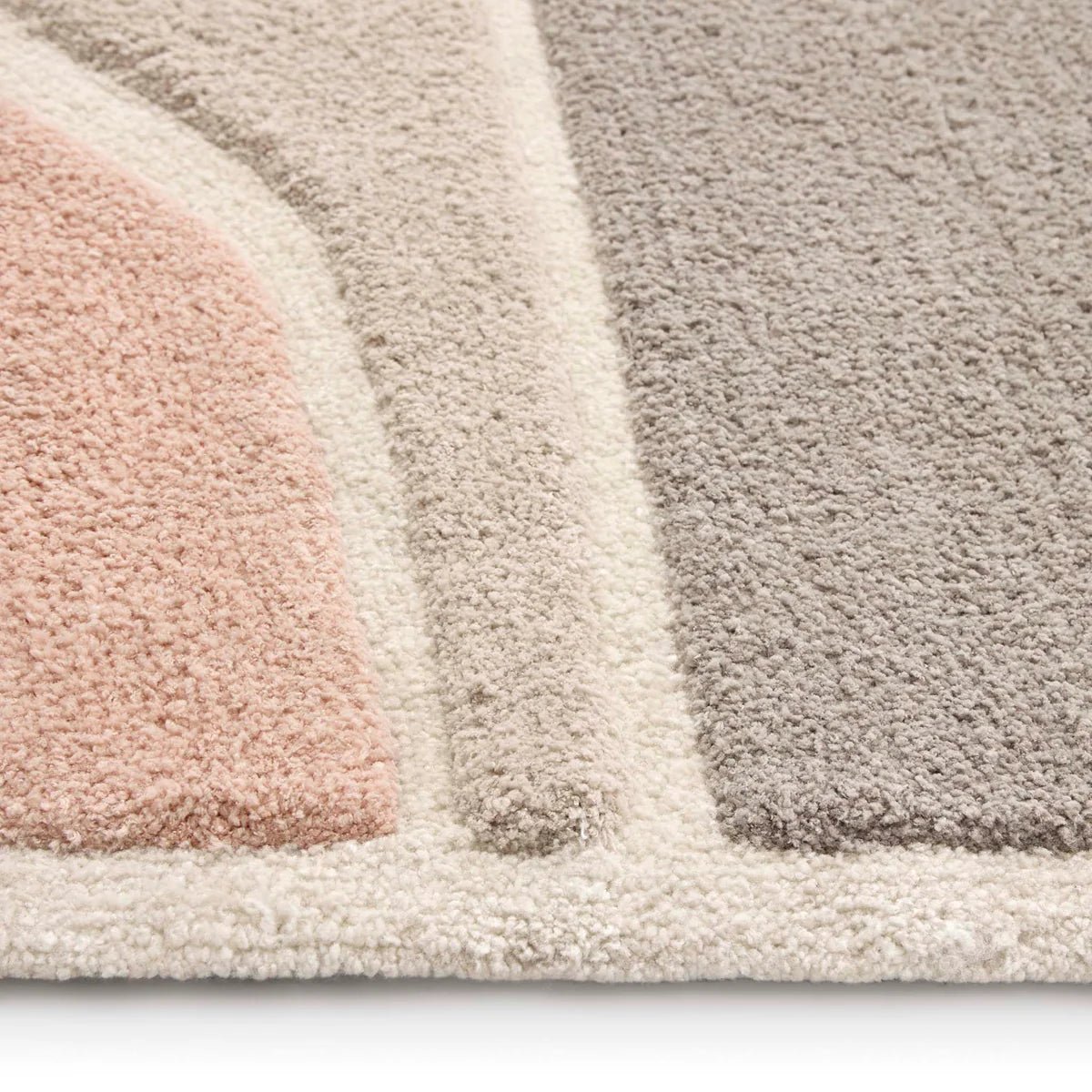 Origins Strata Rug, Pink/Grey 120 x 170cm,160 x 230cm,200 x 290cm