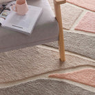 Origins Strata Rug, Pink/Grey 120 x 170cm,160 x 230cm,200 x 290cm