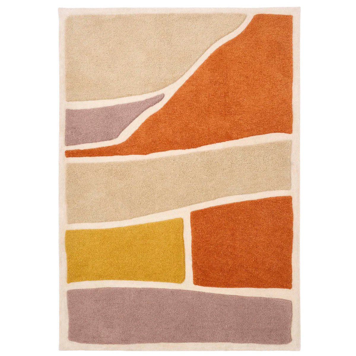Origins Strata Rug, Terracotta 120 x 170cm,160 x 230cm,200 x 290cm