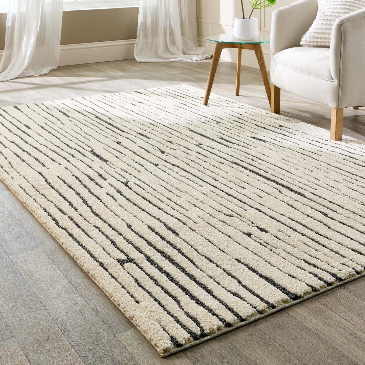 Origins Woodweave Rug Ivory/Charcoal 120 x 170cm,160 x 230cm,200 x 290cm,67 x 200cm runner,80 x 150cm