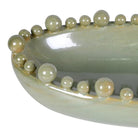 Oval Bobble Bowl, Celadon