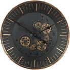 Palladium Wall Clock With Moving Cogs - Angela Reed - 