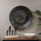 Palladium Wall Clock With Moving Cogs - Angela Reed - 