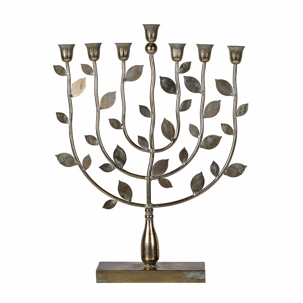 Pear Tree Menorah Candlestick