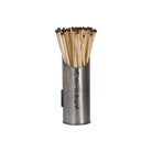 Pewter Finish Logs And Kindling Buckets & Matchstick Holder - Angela Reed - 