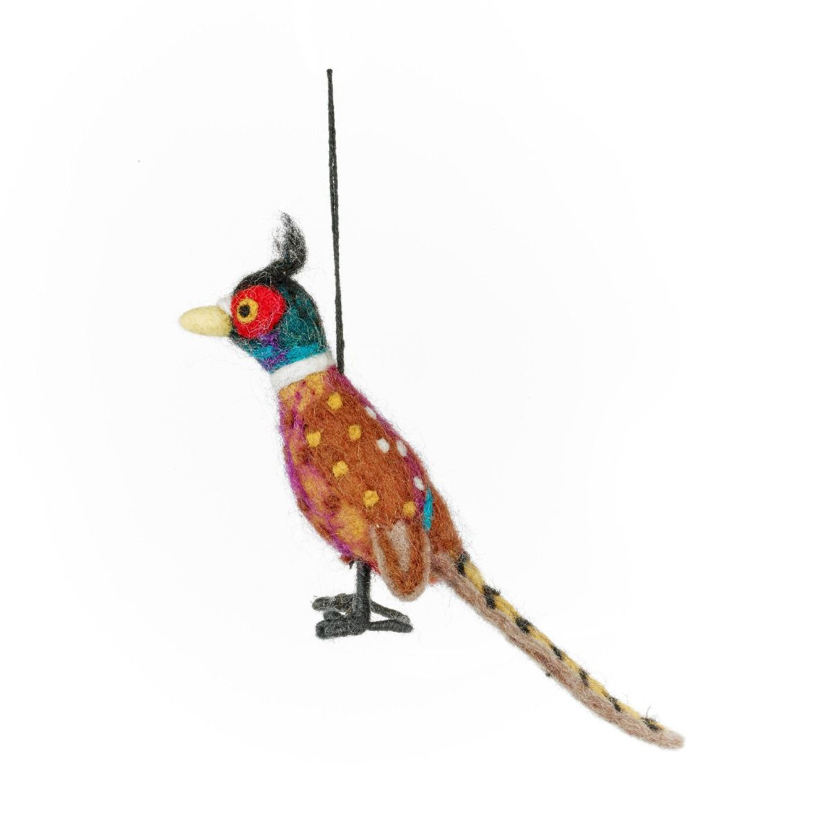 Philippa the Pheasant Hanging Decoration