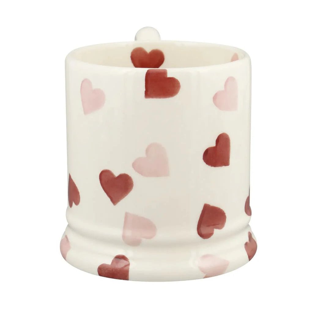 Pink Hearts 1/2 Pint Mug