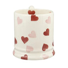 Pink Hearts 1/2 Pint Mug