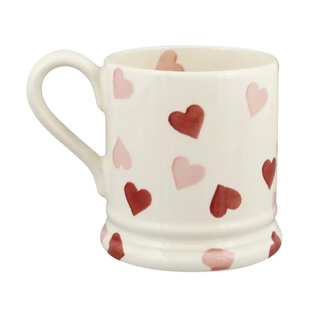 Pink Hearts 1/2 Pint Mug