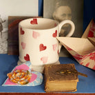 Pink Hearts 1/2 Pint Mug