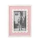 Pink Scalloped Photo Frame