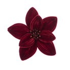Plush Poinsettia Clip