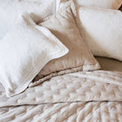 Portofino Oatmeal Bedspread Single 190 x 260 cm,One Size 250 x 260 cm - to fit Double or King Size bed