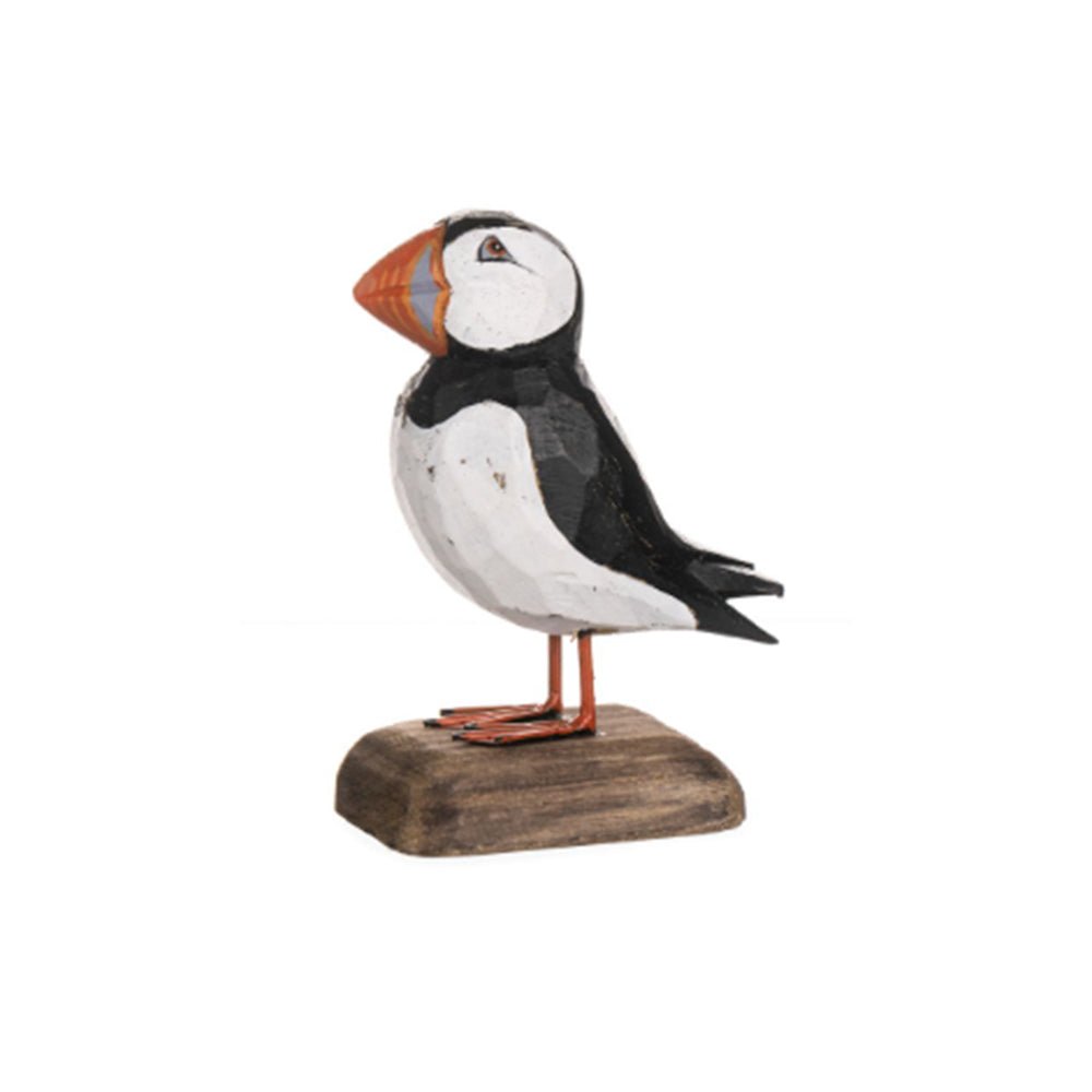 Puffin on a Wooden Block, Medium - Angela Reed - 