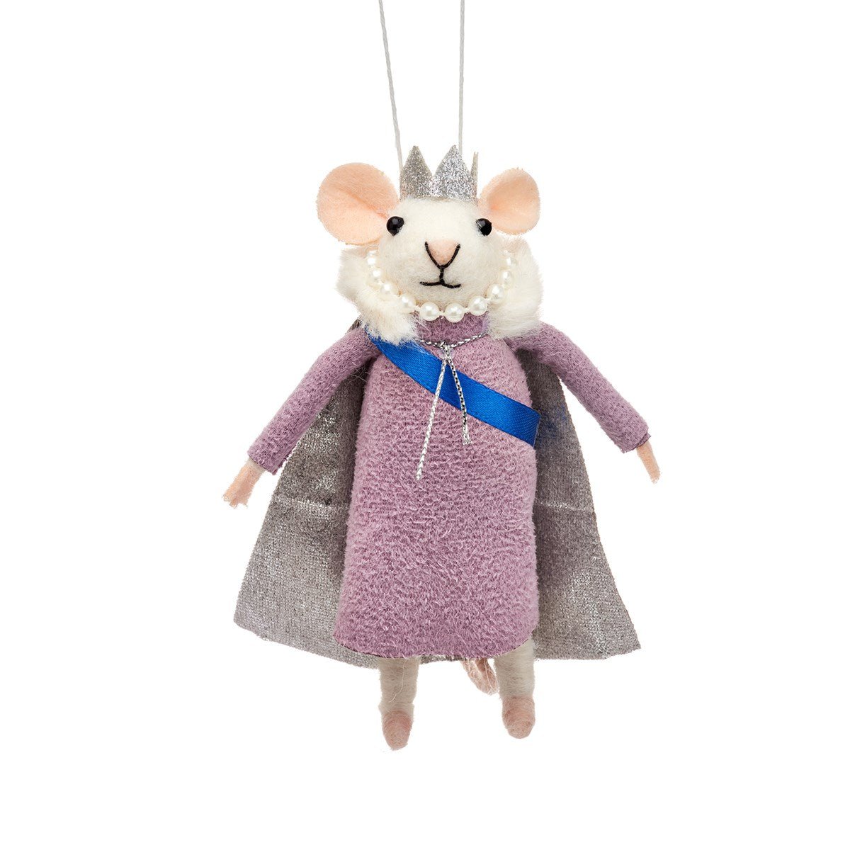 Queen Mouse Felt Hanging Decoration