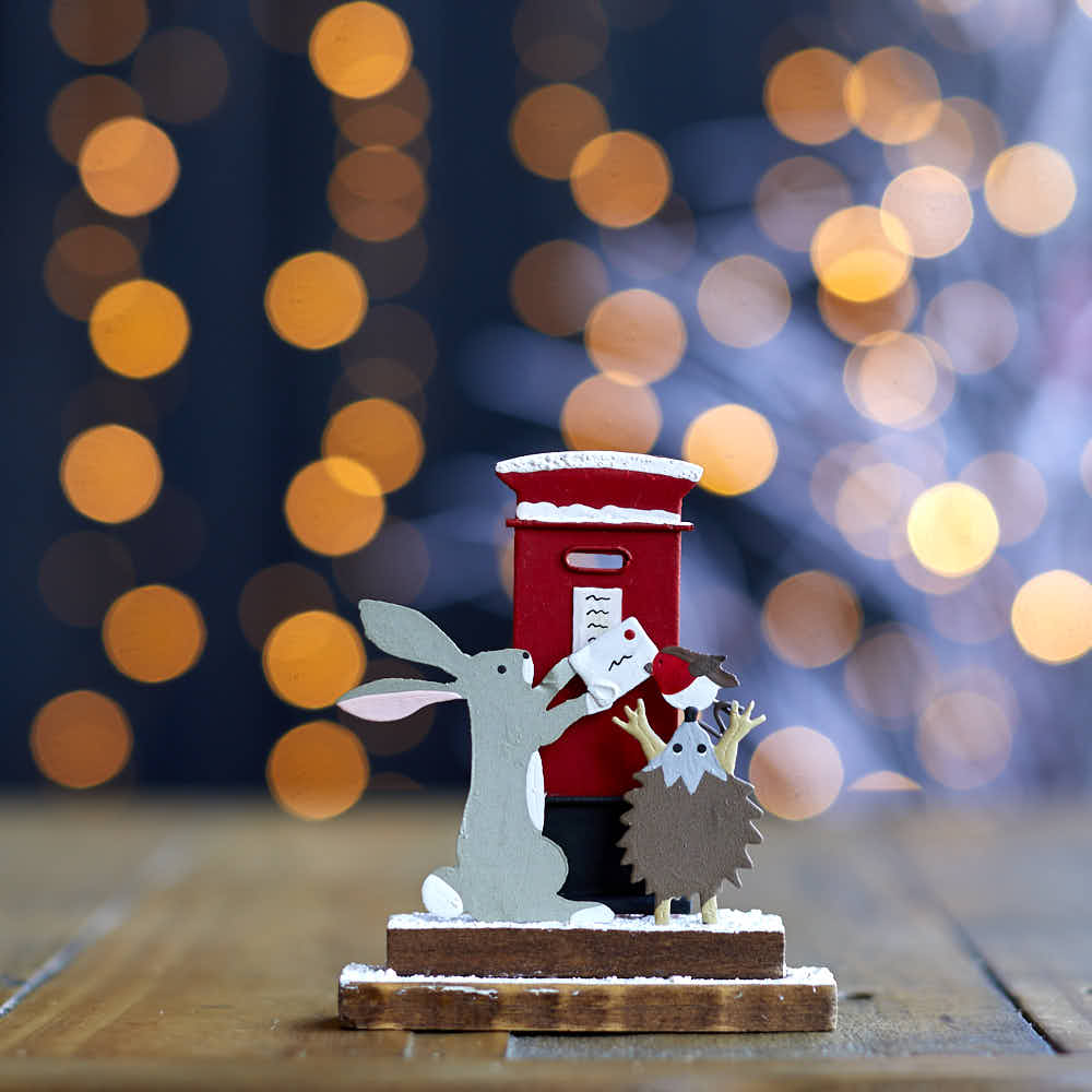 Rabbit and Hedgehog Posting the Cards