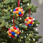 Rainbow Pom Pom Bauble