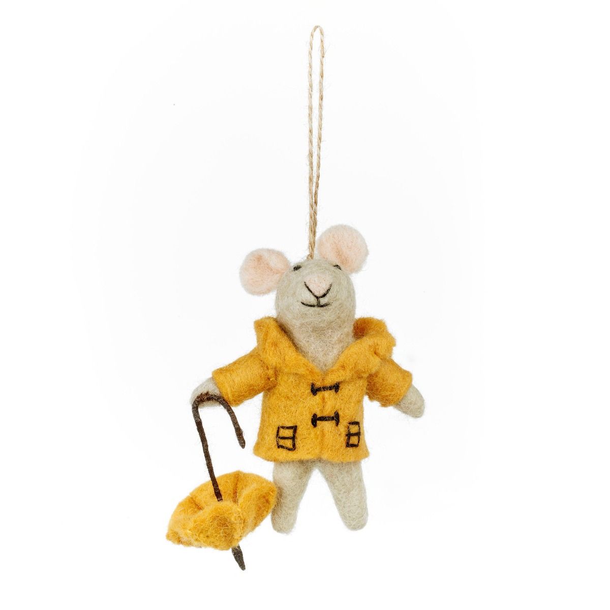 Rainy Day Mouse Hanging Decoration