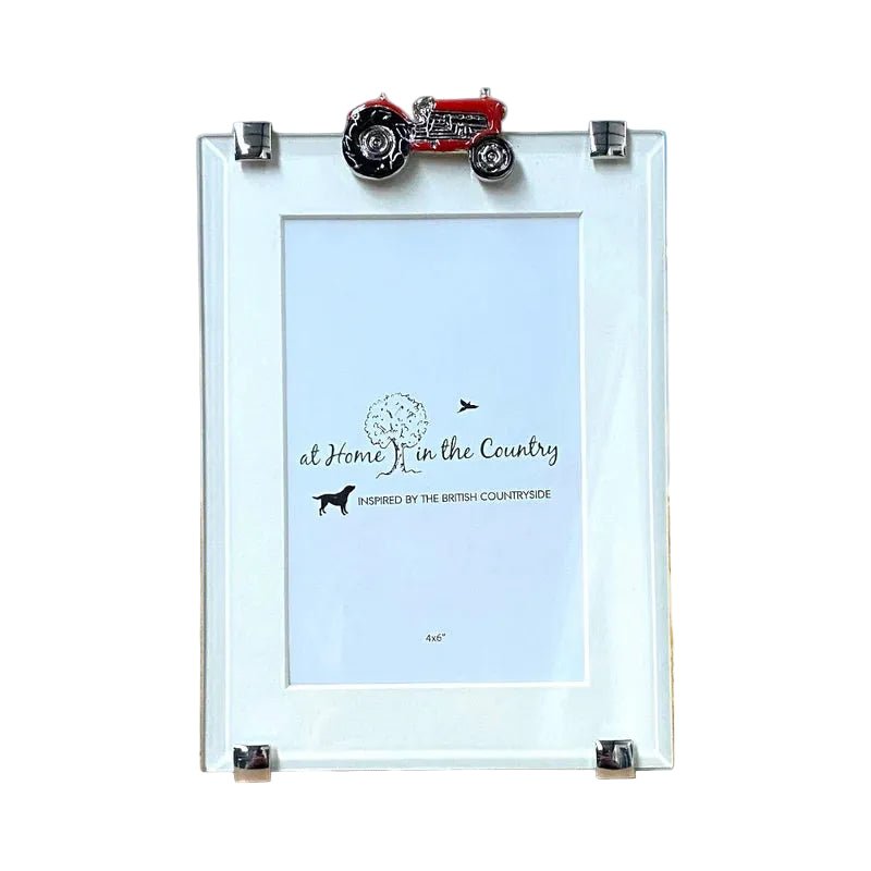 Red Tractor Photo Frame 4" x 6" - Angela Reed - 