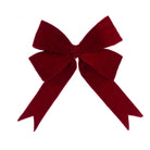 Red Velvet Wired Bow, Small