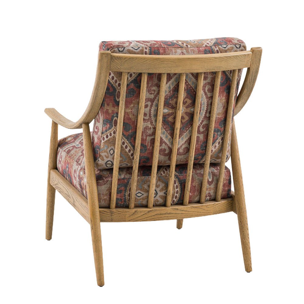 Reliant Armchair Indra Stripe,Zari Jacquard