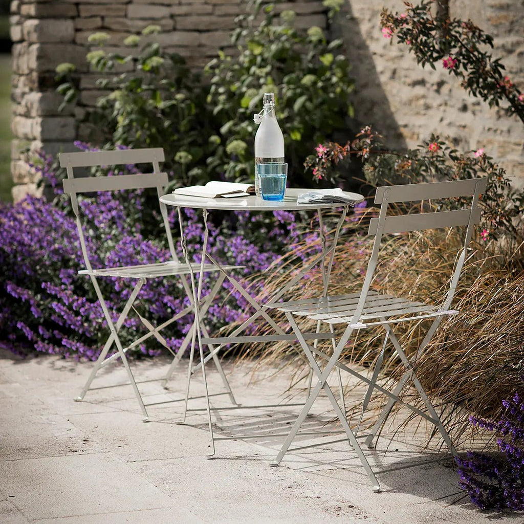 Rive Droite Bistro Set, Chalk, Small Cove Blue,Chalk,Carbon,Clay