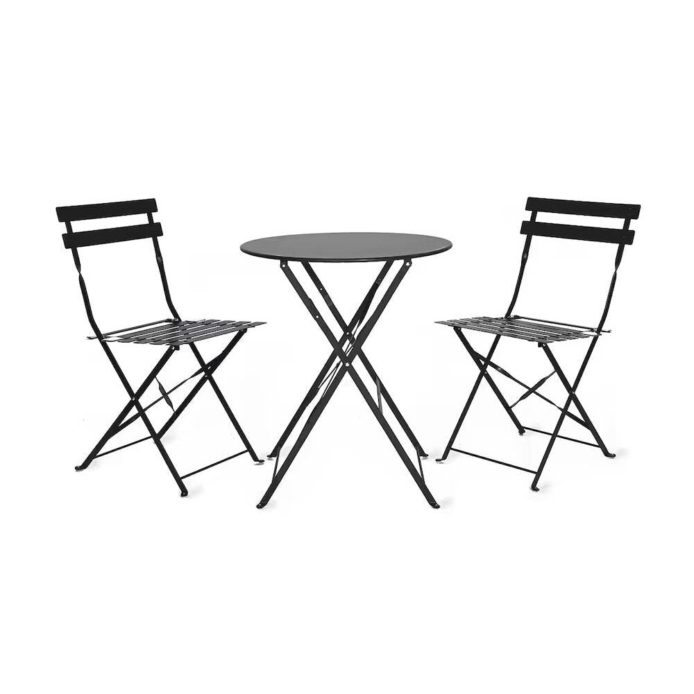 Rive Droite Bistro Set, Chalk, Small Carbon