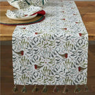 Robin and Mistletoe Table Runner