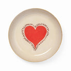 Round Enamel Tray - Heart