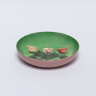 Round Festival of Flowers Enamel Tray