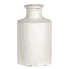 Rustic Large Cream Bottle Vase