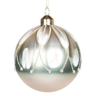 Sage Gold Glitter Bauble