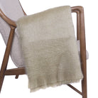 Sage Green Mohair Throw by Bronte