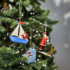 Santa Sailing Decoration