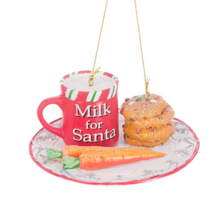 Santas Plate Tree Decoration