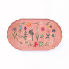 Scalloped Enamel Tray, Festival of Flowers