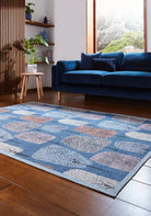 Scion Cedar Washable Rug, Midnight 76 x 150cm,120 x 170cm,152cm circle,152 x 230cm,185 x 290cm,61 x 230cm runner