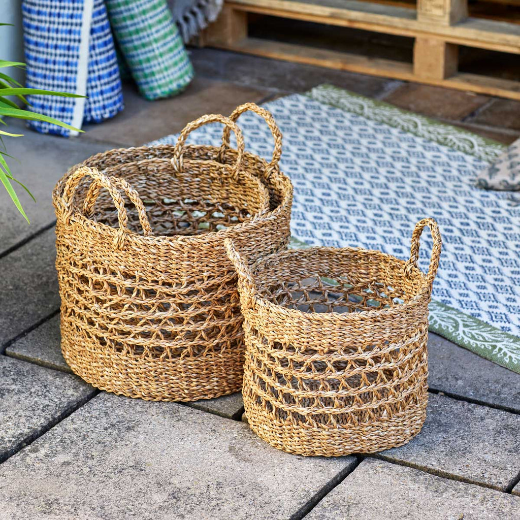 Seagrass Baskets, Set of 3 - Angela Reed - 