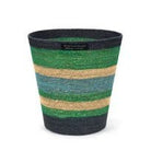 Seagrass Waste Paper Basket Pompadour and Midnight Blue,Midnight and Beryl Green,Tuscan and Guardsman,Guardsman's Venetian,Beryl Midnight and Tropic,Olive Midnight and Old Rose